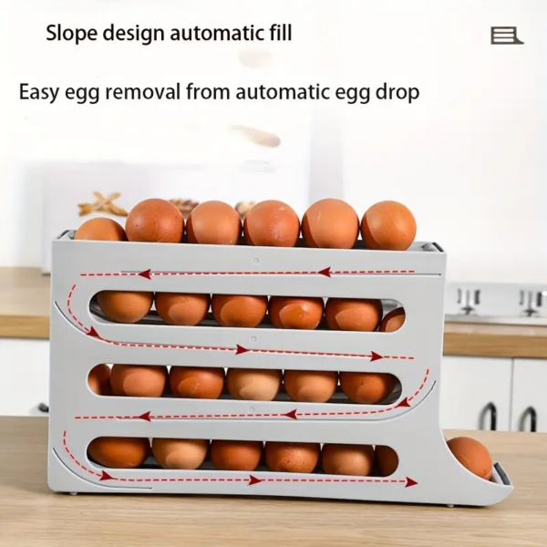 Dispensador de huevos de 4 bases